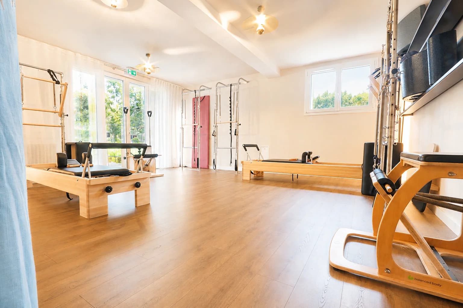 La salle lumineuse du studio de Pilates SOPÔMO à Chantepie, près de Cesson-Sévigné